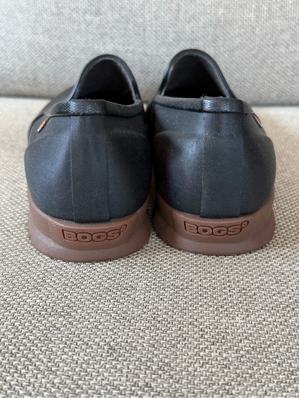 Bogs Sweet Pea Waterproof Slip On Shoes Black Size 7 Women’s